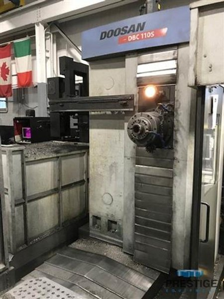 Doosan 110S 4.33", X-78", Y-59", Fanuc 31i CNC, 40 ATC, TSC, 55" x 63" B-Axis Table, 2011, #31461