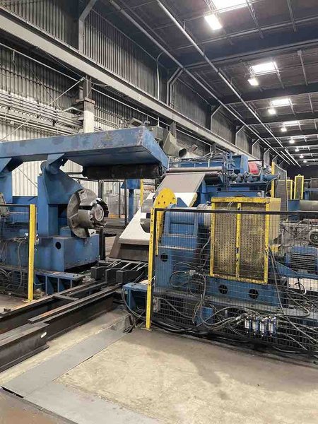 60" x .187" x 50,000Lbs Paxson Loop Slitting Line
