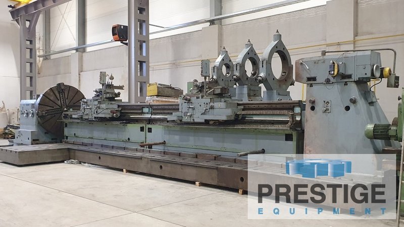 157" x 393" Poreba TZG 400, 100 RPM, 30 Ton Capacity, Threading, Taper, 100 HP, '80 #27429
