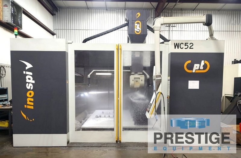 FPT Dino, Heidenhain 640i CNC, 5-Axis, X-157", Y-98", Z-51", 2-Axis Head, 22K RPM, 60 ATC, 2019, #43347