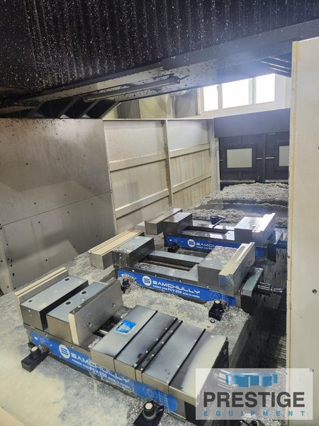 Doosan BM-1530M Bridge Type VMC, X-118", Y-59", 67" B/C, Fanuc 31iB, 40 ATC, 12,000 RPM, 2017, #43919