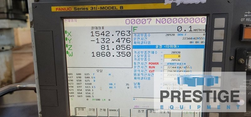 SNK RB 5VM CS, 40 ATC, AAC, X-207", Y-114" , 98.42" X 196.8" Table, 6000 RPM, 30 HP, Fanuc 31, 2016, #43035
