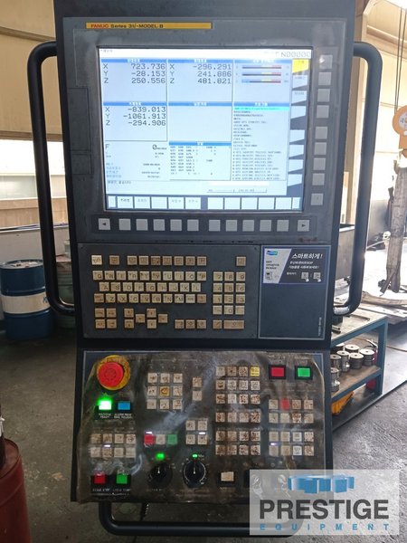 Doosan BM-1530M Bridge Type VMC, X-118", Y-59", 67" B/C, Fanuc 31iB, 40 ATC, 12,000 RPM, 2021, #43920