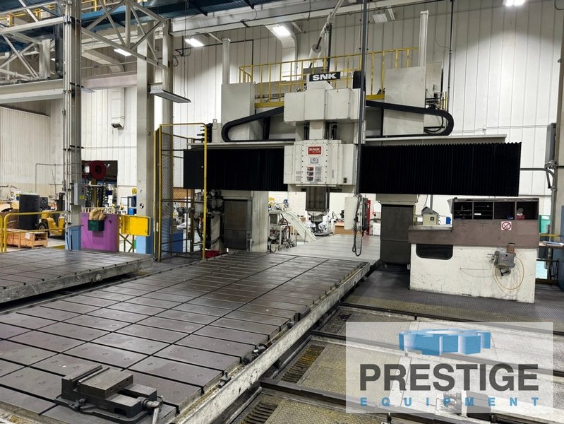 SNK DC-6ASM 60 ATC, AAC, 5-Face, X-285", Y-138", (2) 118" x 275" Tables, 4000 RPM, Right Angle Head, Fanuc 30i-A, #43480