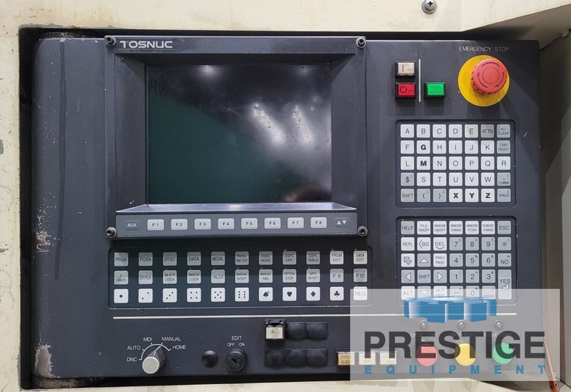 4.3" Toshiba BTD-110H.R13, X-63", Y-49", Tosnuc 999, 44" x 49" B-Axis Table 38 ATC, CTS, Tosnuc 999, 2013, #32885