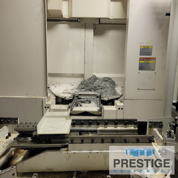 Okuma MB4000H CNC 4-Axis, X/Y-22.05, (6) Sta. APC w/ 15.7" Pallets, OSP-P300MA, 64 ATC, 15,000 RPM, Probes, 2017, #43982