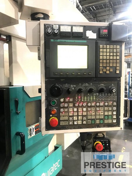 Muratec MW200 Twin Spindles, (2) 10 Station Turrets, Fanuc CNC, 17.32" Swing, 3,500 RPM, 30 HP, #43849