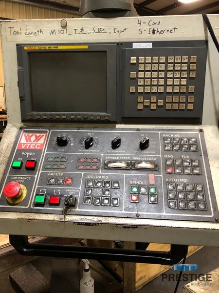 VTEC VF-4000, X-165", Y-90", Fanuc 18i CNC, 40 ATC, #50 Taper, 6,000 RPM, #30971