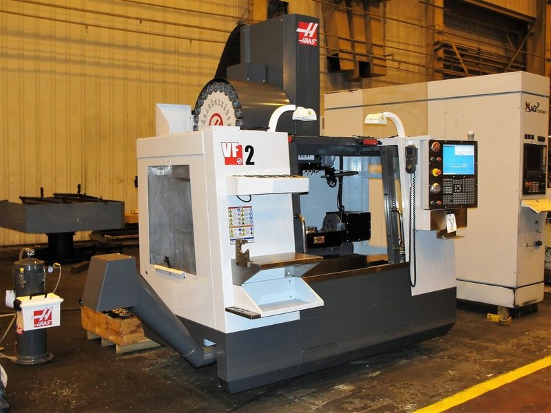 Haas VF-2, 10,000 RPM, 24 Side Mount ATC, Haas TR-160 Trunnion Table, Probe, 2013, #30308
