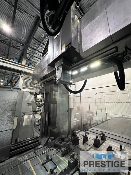 Toshiba MPC-3180B 5-Face Mill, X-354", Y-154", (2) 106" x 315" Pallets, Fanuc 30iB, 180-ATC, 3 Angle Heads, 2012 #32565