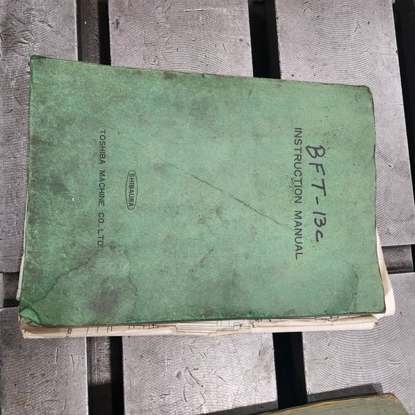 5.12" TOSHIBA BFT-13C-W3 TABLE TYPE HORIZONTAL BORING MILL