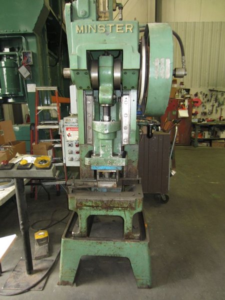 Remanufactured Minster 32 Ton Press, Model B1-32, S/N 13556, 1-1/2" Stroke, 0-400 SPM, 2-1/4" Slide Adj, 10-3/4" SH, STK# 1130