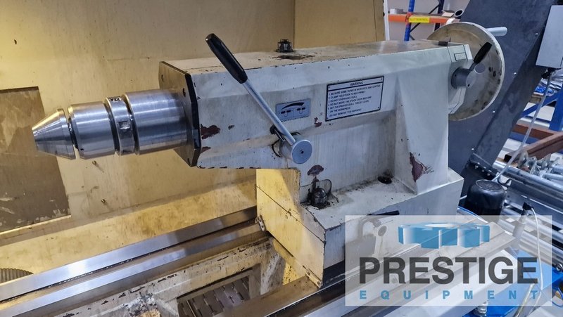 Poreba TRP93x3M, 36" Swing, 11" Bore, 118" C.C, F/R Chucks, 1400 RPM, Steady Rests, Siemens 840D, 2008, #42985