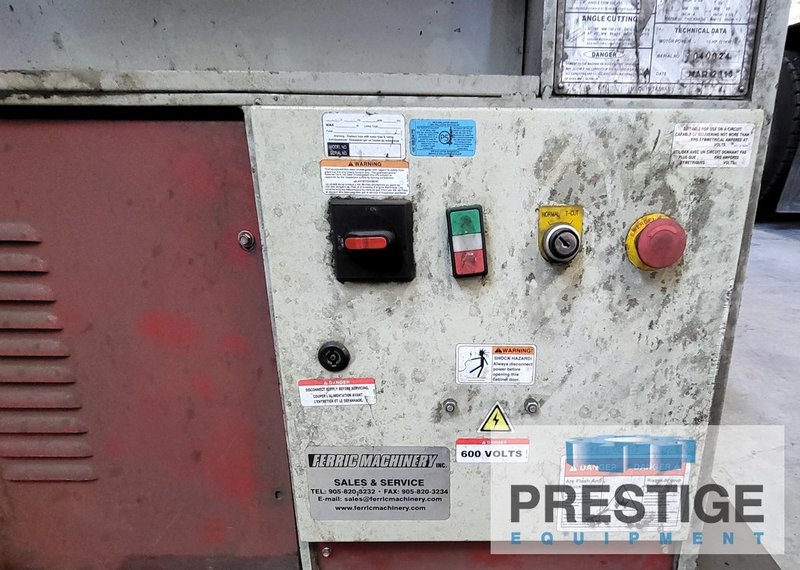 Ferric HIW-125, 125 Ton Punch, .625" x 2.25" Punch Dia, 6" x .750" Shear Cap., 2015 #43265