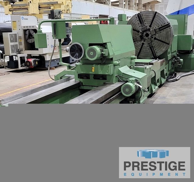 49" X 118" Poreba TCG125, 40 Ton Capacity, Inch/Metric Threading, Steady Rest,  Follow Rest, 100 HP #43238
