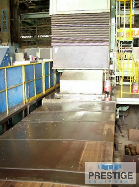 275"/ 354" Homma HTM 7.0/9.0 Gantry Travel, Milling, 157" Work Ht., 275" Table, 200 HP, Fanuc CNC, #31684