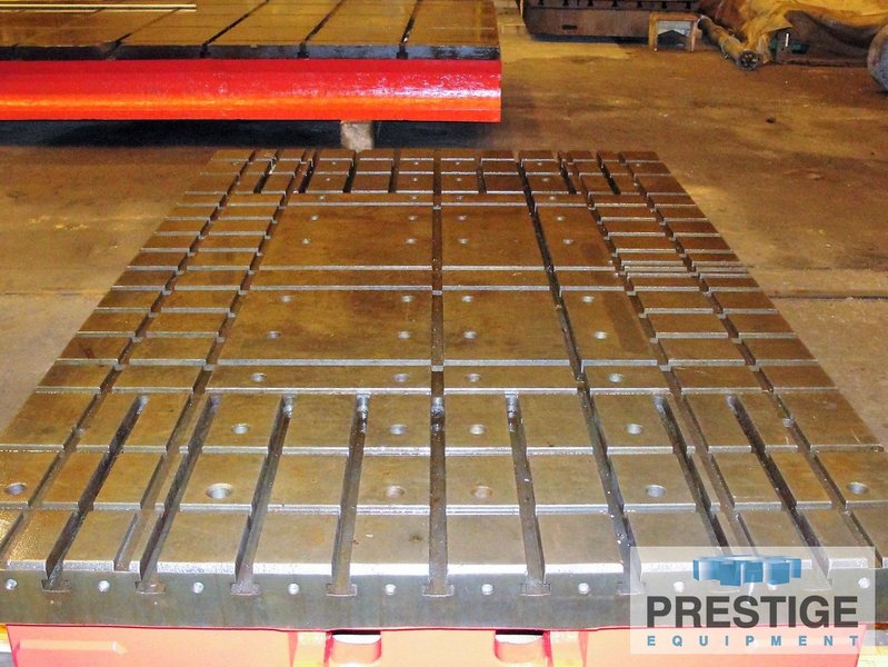 (1) Machining Work Table, T-Slotted, 108" x 68" x 25" High Cast Iron, #27832