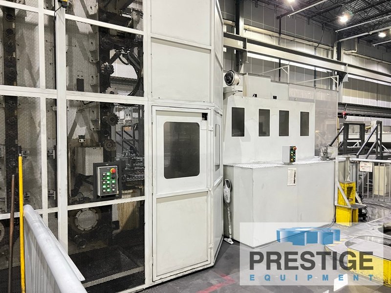 Toshiba MPC-3180B 5-Face Mill, X-354", Y-154", (2) 106" x 315" Pallets, Fanuc 30iB, 180-ATC, 3 Angle Heads, 2012 #32565