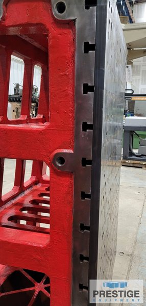 (2) 74.625"x 39.375" T-Slotted Angle Plates w/ Drilled, Tapped, Numbered and Lettered Fixture Plates, Ref# 43180