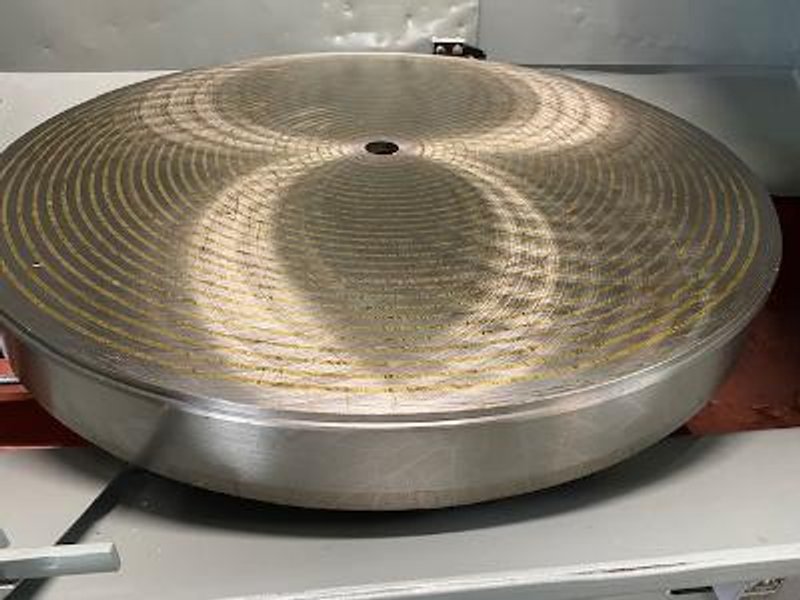 Blanchard No. 22-42 Rotary Surface Grinder, 42" Magnetic Chuck, 22" Diameter Grinding Wheel, 50 HP Spindle, 24" Under Wheel, Reconditioned & Ready!