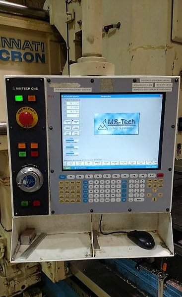 CINCINNATI CNC Gantry Profiler, X-300",  Y-82", 14,400 RPM, (3) 20 HP spindles, MS Tech CNC, #29307