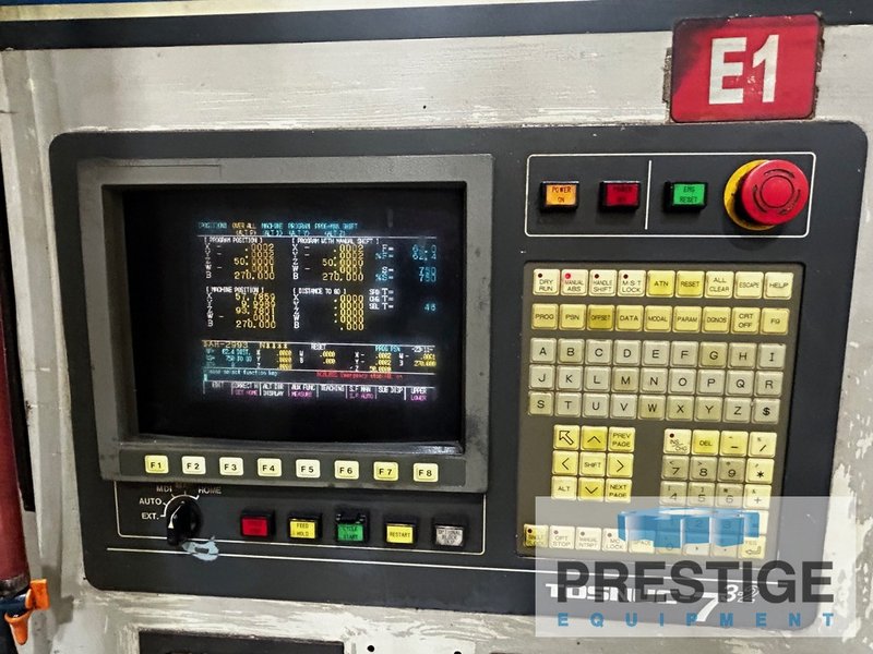 5.12" Toshiba BTD-13R22, X-118",Y-90", #50, 2500 RPM, (2) 70" x 86" Pallets, 60-ATC, 40 HP, Tosnuc 777 CNC #43352