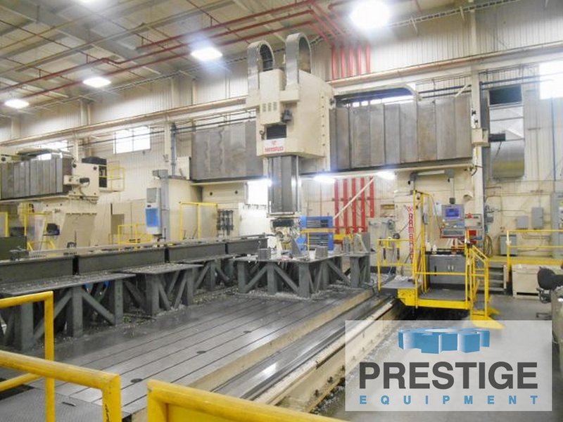 Rambaudi 5-Axis, X-315". Y-177", Z-57", 177" x 470" Table, 2-Axis Gimbel Head, 3000 RPM, Fidia C-20 CNC, #43037