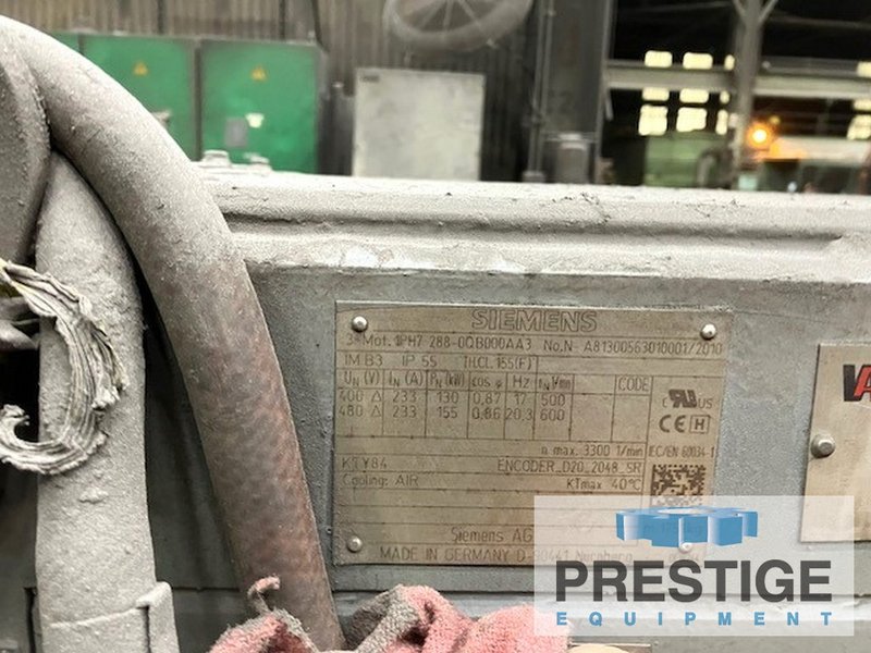 R D & D 50" x 200" Heavy Duty CNC Roll Lathe, 200 HP, 75 Ton Wt Capacity, 225 RPM, Rebuilt 2009, Siemens 840D #43885