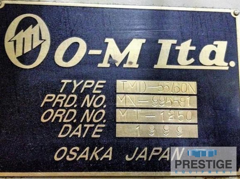 216" O-M Ltd. TMD 55/60N, 236" Max Dia., 145" U/R, 66T Tbl Cap., .3-45 RPM, Fanuc 18-TB Ctrl, 1995, #32264