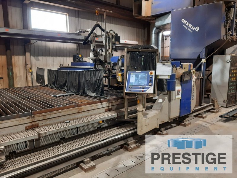 Messer Titan 12/8P, 12' x 54' Table, Messer Global CNC, 5-Axis Bevel Head, Hypertherm HPR400XD, Dust Collector, #43893
