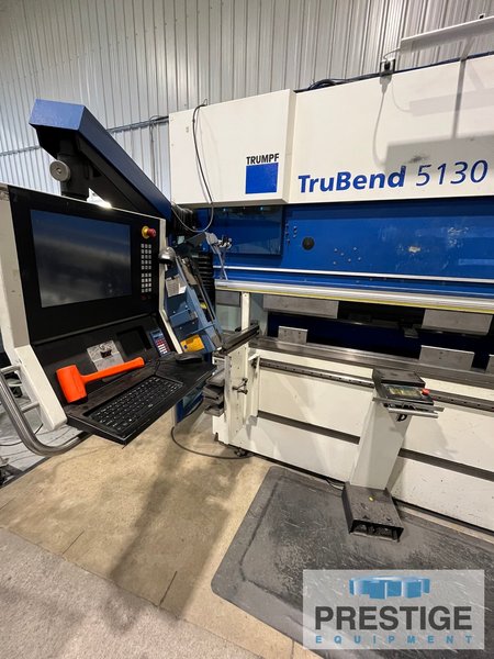 Trumpf TruBend 5130 8-Axis, 143 Ton, 127" OA, 106" BH, 6-Axis B.G., Upper/Lower Clamping, Crowning, #43499