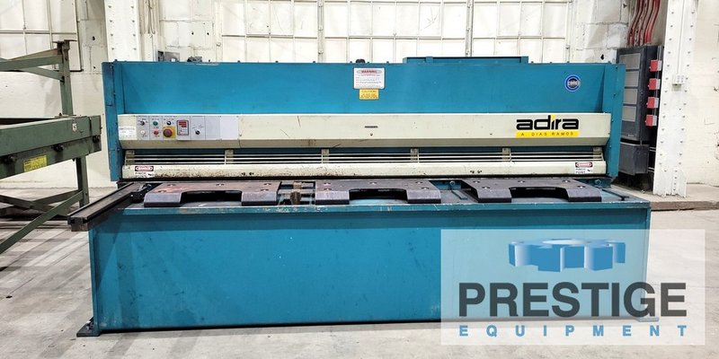 Adira GHS-0630, 1/4" x 10' , 40" Back Gauge with LED, Blade Gap Adjustment,10' Sq. Arm, 2002, #43012