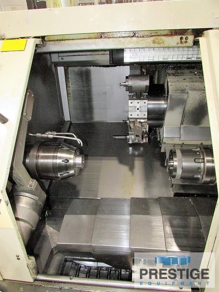 Cincinnati Avenger 250S, 23" Swing, 19" C.C, 4000 RPM, Sub Spindle, Bar Feed, Acramatic 850SX, #32335
