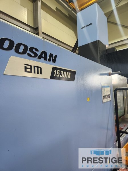 Doosan BM-1530M Bridge Type VMC, X-118", Y-59", 67" B/C, Fanuc 31iB, 40 ATC, 12,000 RPM, 2017, #43919