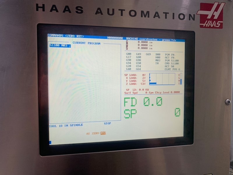 2005 HAAS VF-3D VERTICAL MACHINING CENTER
