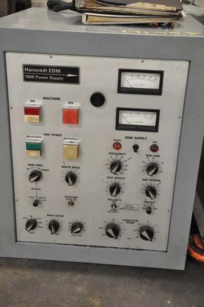 20 AMP HANSVEDT RAM TYPE EDM, BENCH TOP
