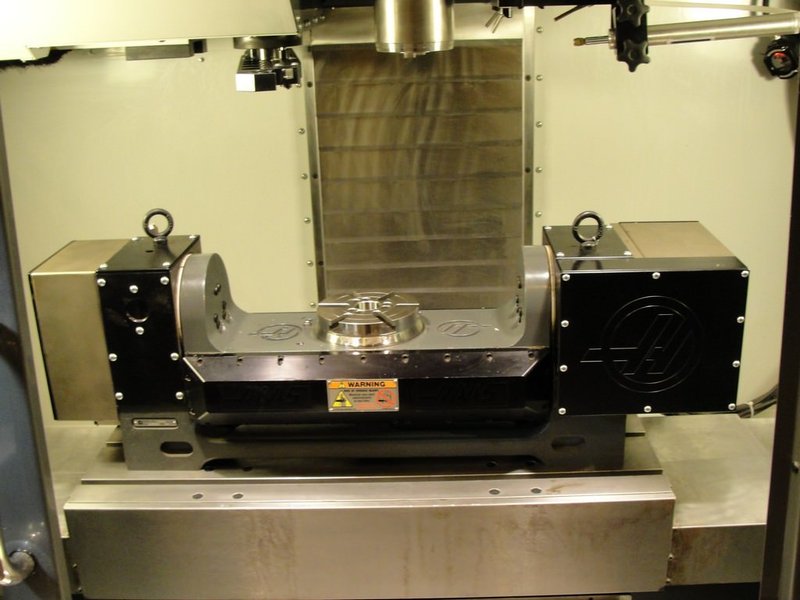 Haas VF-2, 10,000 RPM, 24 Side Mount ATC, Haas TR-160 Trunnion Table, Probe, 2013, #30308