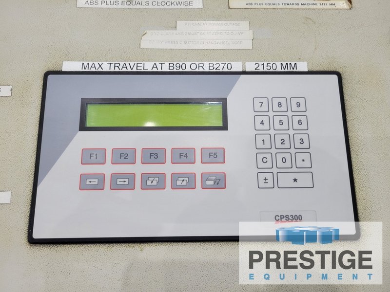 Rusach 96" x 96" Infeeding CNC Rotary Table w/96" Infeed, 1 Degree Indexing, Multi Axis Control, 2013, #43138