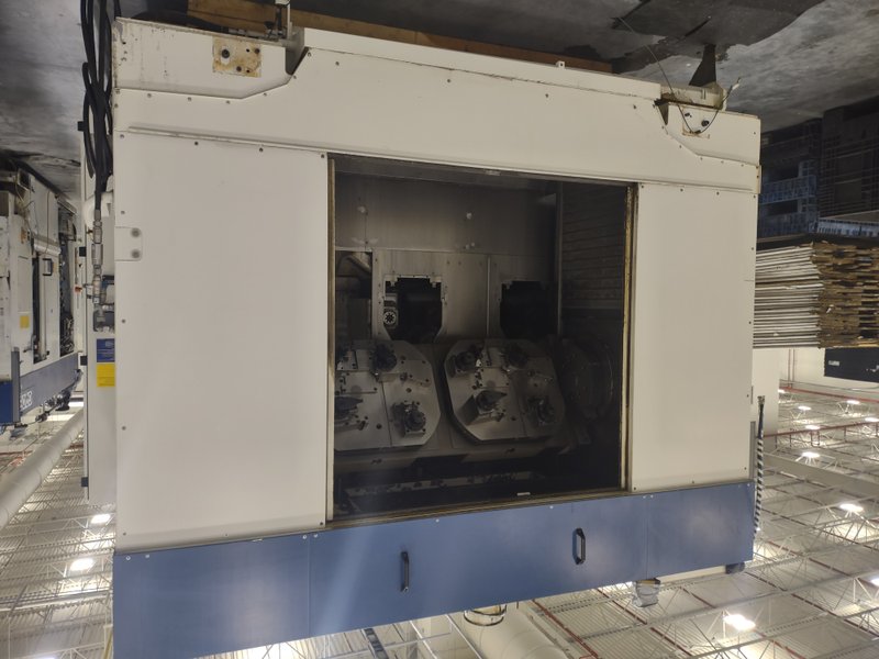 3 FOR SALE- 2013 Grob model G520AB21KD 5 axis cnc universal machining centers, approx. 55,000 hours, dual HSK63 spindles, 18,000 rpm, 36 position atc, x,y,z,a,b-full b axis, siemens 840d controls, 2 station pallet