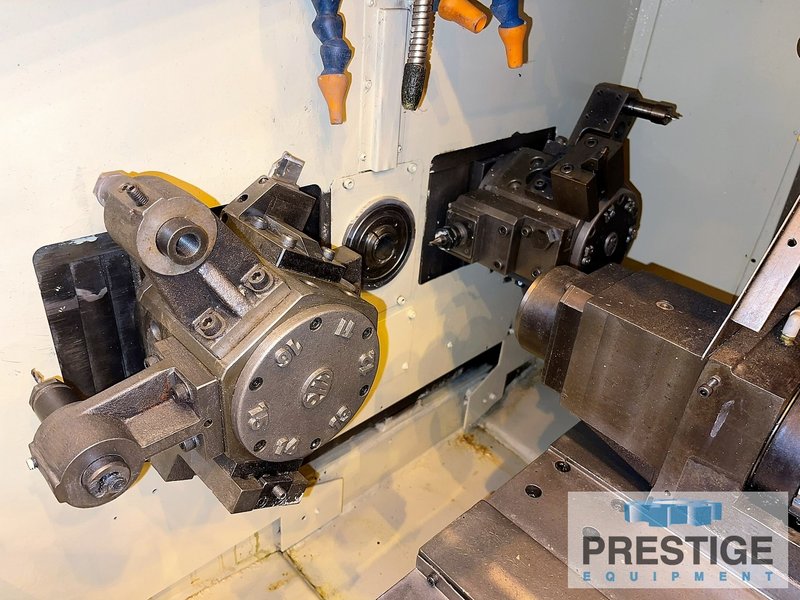 Tsugami NP-32, 1.26" Diameter, Twin 8-Position Turrets, Live Milling, Pickoff, LNS Bar Feed, Fanuc 0T S/N 9036, #29774