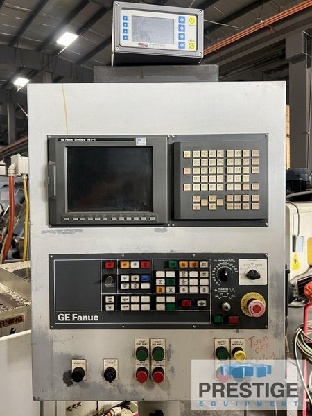 Cincinnati RK220-8, Fanuc 18i-T CNC, 4.5" Dia., 20 HP, 24" Wheel, 14" Regulating Wheel, 1992, Rebuilt 2002, #32659