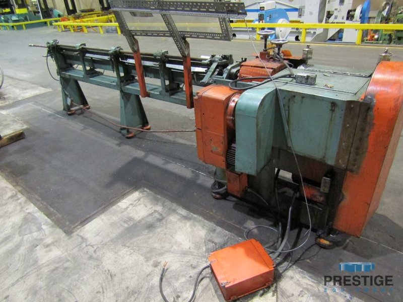 SHUSTER 2A4V Wire Straightener & Cutoff Machine, .125"-.312" Diameter, 20-200 FPM, 15 HP, Extra Dies, #31099