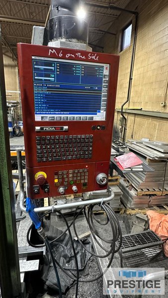 MECOF CS-88 Universal Milling Machine, X-169", Y-70", 89" x 237" Table, Fidia CNC Ctrl, Universal Head, CAT #50, #31589