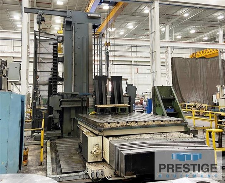6.3" Wotan Rapid 5 CNC Ram Type, 60 ATC,  X-236",  Y-138", Z-40" (Spindle), Z-1- 27" (Ram), Infeed CNC Rot.Tbl, #31959