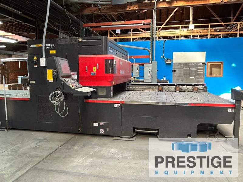 Amada Pulsar LC 2415A4NT, Fanuc NT CNC, 2,000 Watt, 61" x 99" Travel, Chiller, Dust Collector,  2008, #43056