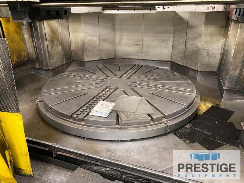 118" HNK VTC 30/40 CNC, 2-Rams, 157" Swing,  59" Work Height, ATC, Chip Conv, 80 RPM, 100 HP, Fanuc 18i, #32065