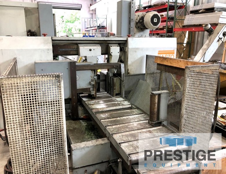 Kasto HBA 360 AU, 14" x 14" Capacity, 46 - 334 FPM, 210" x 1.6" x .05 Blade, Automatic Vice, Conveyor, #43082