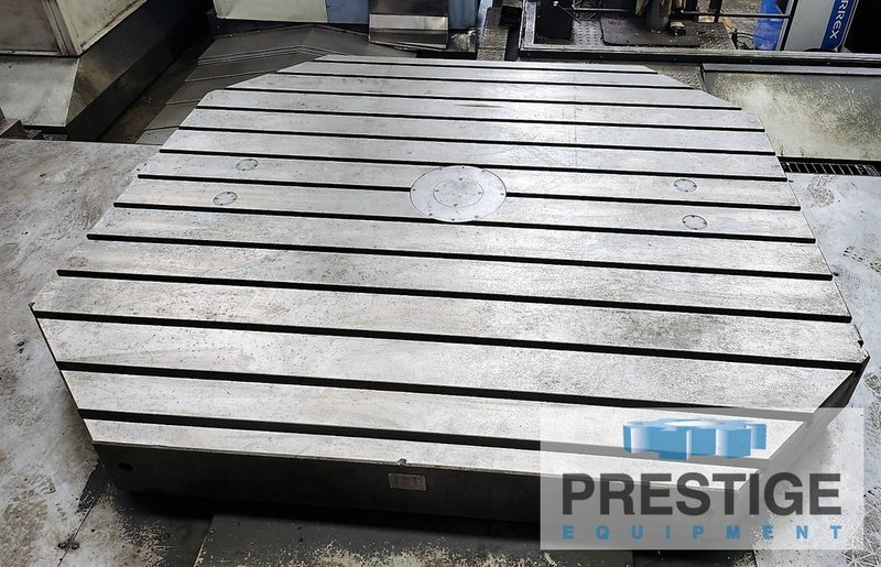 5.12" Doosan DBC-130LII, X-157", Y-98", Z-78", W-27.5",86" x 78" R.Tab, 2.5K RPM, C.T.S, 60ATC, Fanuc 31iB, 2014, #32850