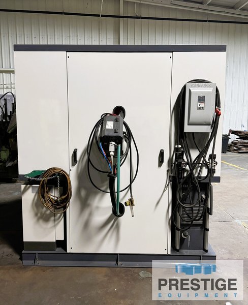 Cloos 6-Axis CNC Welding Robot Micro Cell, New 2022, 400 Amp, Wire Feeder, 2 Position Table, Ref# 43959