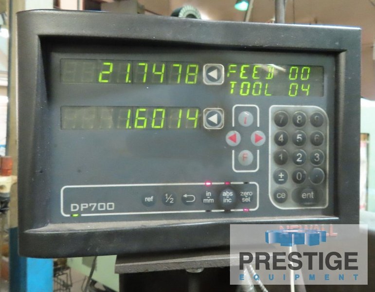 Dong Yang 18" x 60" Lathe, 10" 3-Jaw Chuck, Newall Digital Readouts, Inch & Metric Threading, Steady Rest, #32968